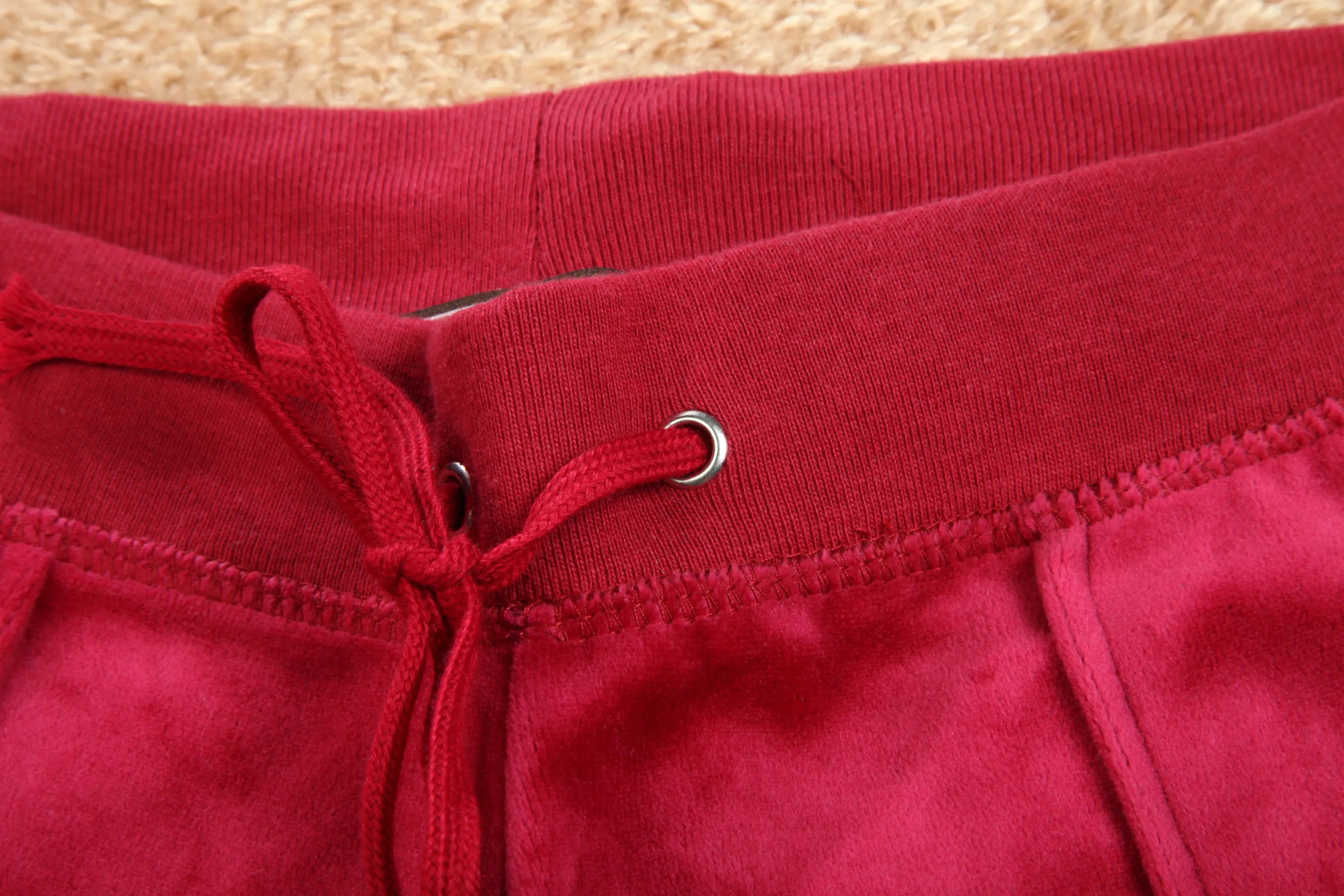 Velvet Tracksuit with Flared Pants and Hoodie