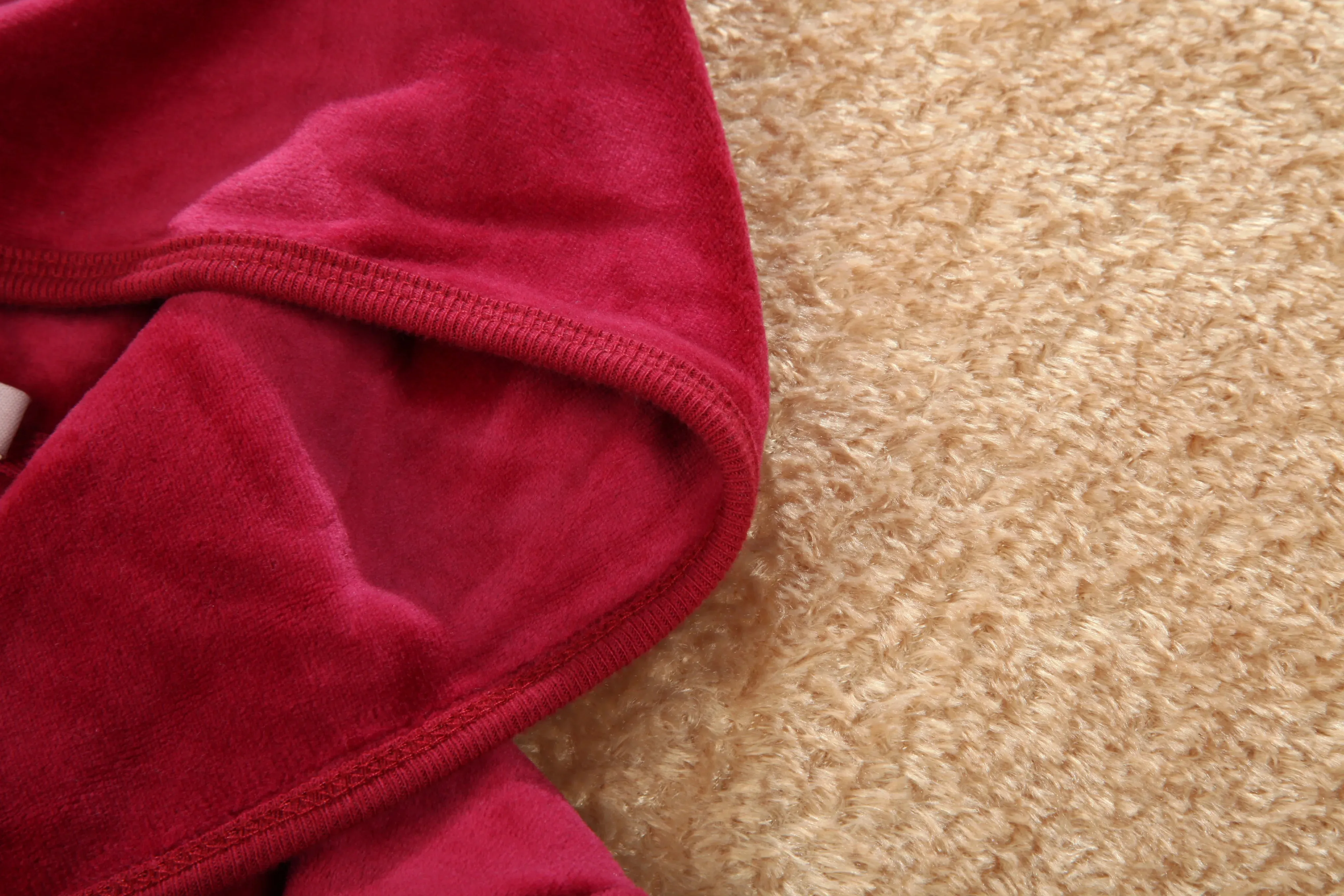 Velvet Tracksuit with Flared Pants and Hoodie