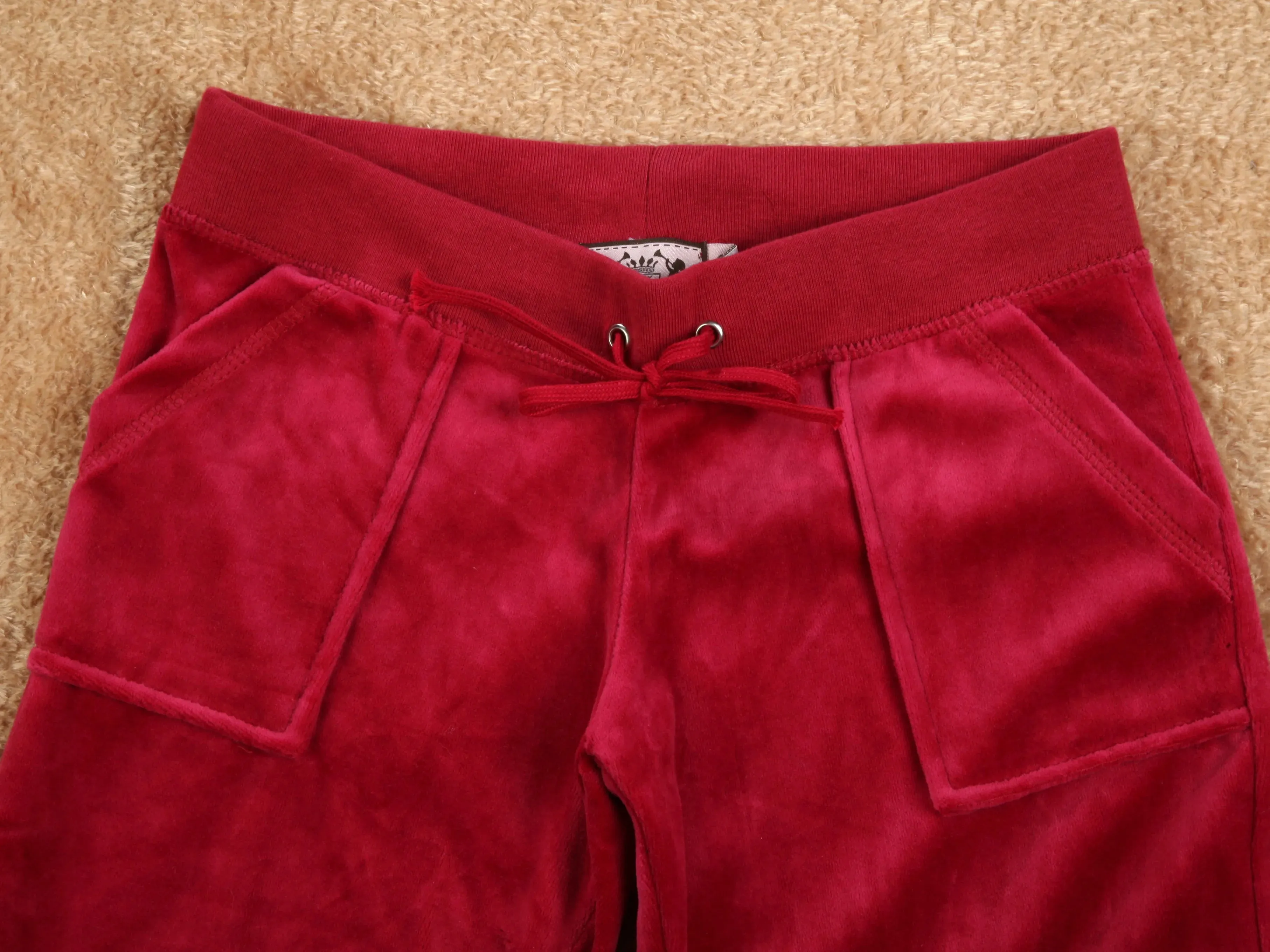 Velvet Tracksuit with Flared Pants and Hoodie