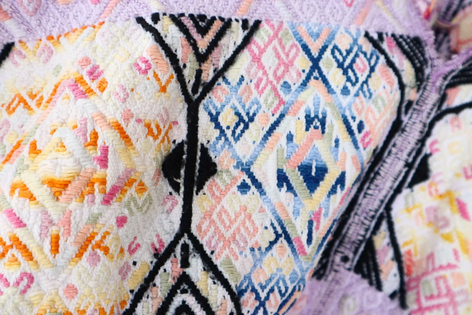 Vintage Huipil Top – Handwoven Mayan Blouse from Nahuala