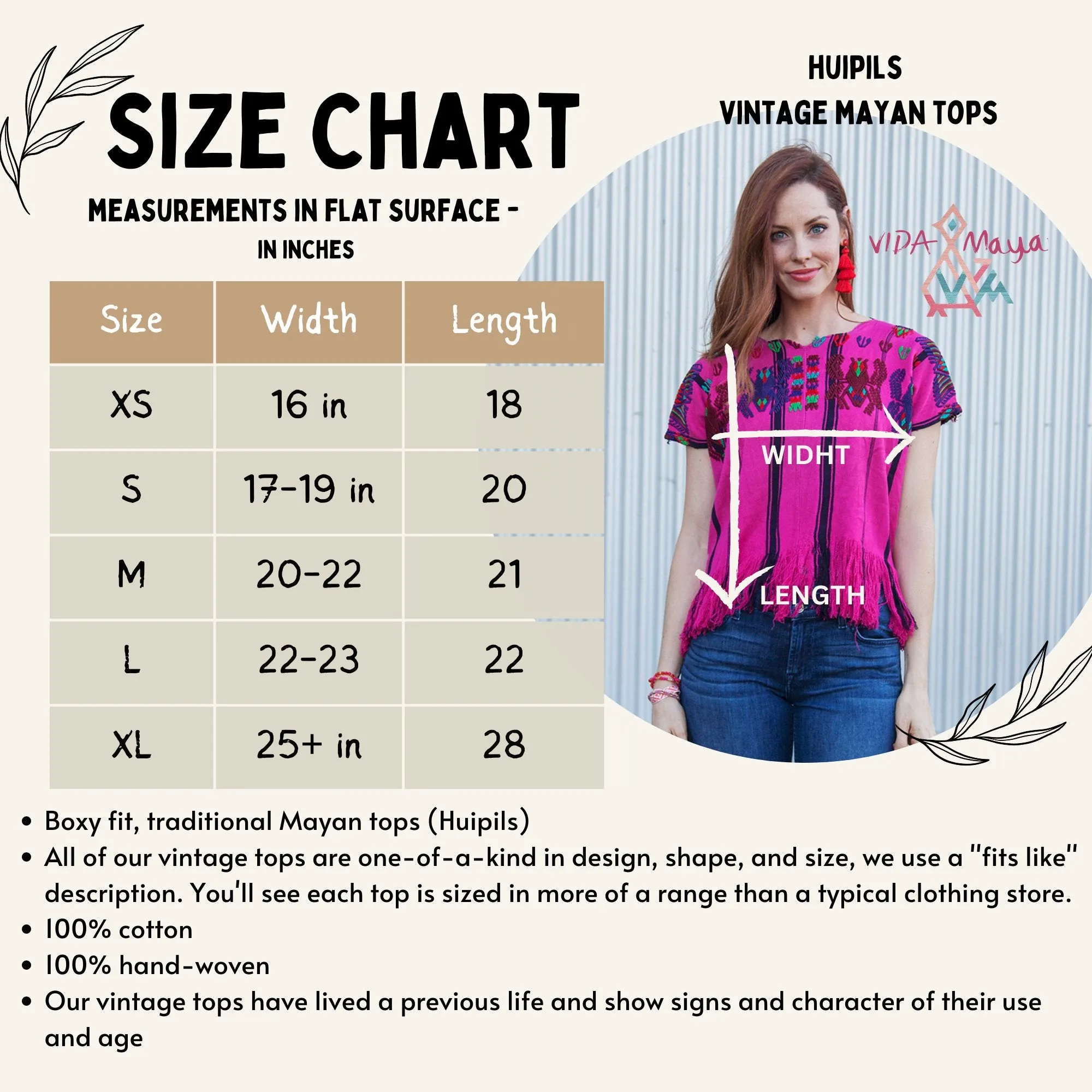 Vintage Huipil Top – Handwoven Mayan Blouse from Nahuala