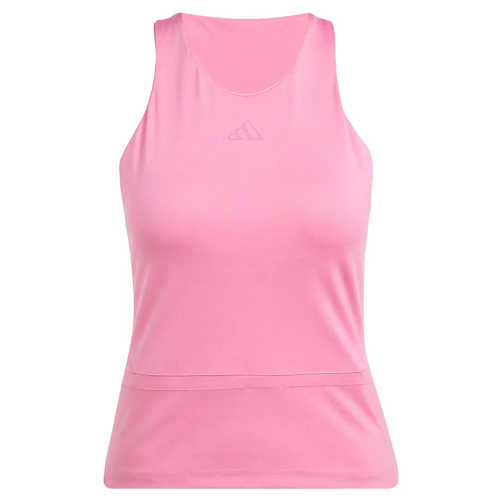 Women`s Climacool Mid Length Y Tennis Tank Pink Fusion