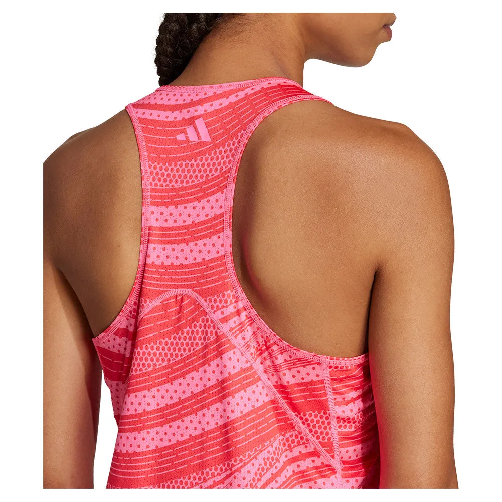 Women`s Club Graphic Tennis Tank Lucid Pink