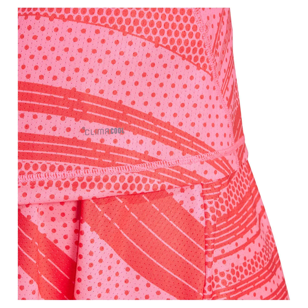 Women`s Club Graphic Tennis Tank Lucid Pink
