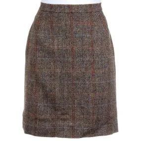 Women's Harris Tweed Straight Skirt - Hamish
