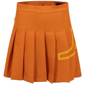 Womens Naomi Micro High Stretch Skirt Russet Orange - SS23