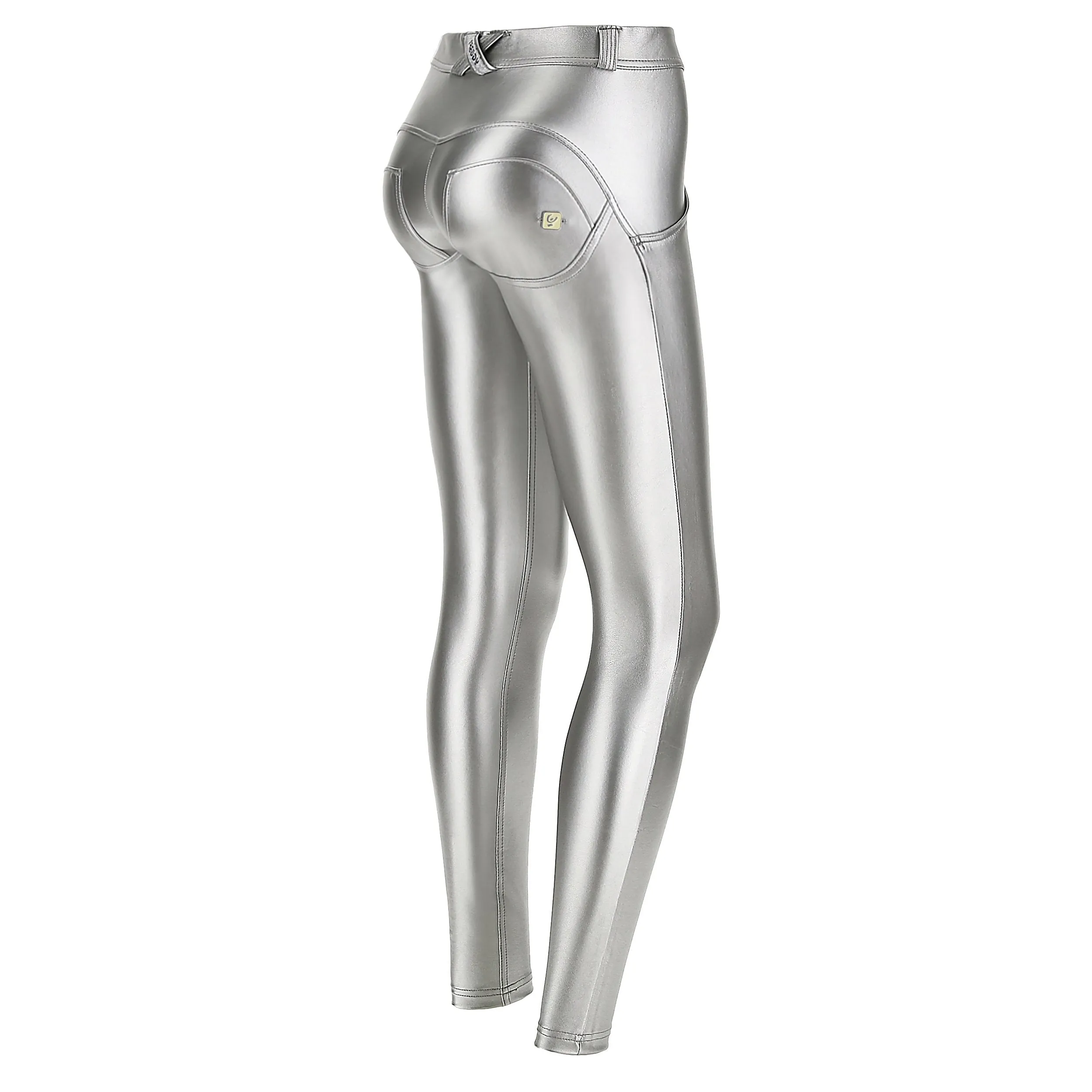 (WRUP2RS925V-S) METALLIC REGULAR-RISE WR.UP® SUPER-SKINNY SILVER PANTS